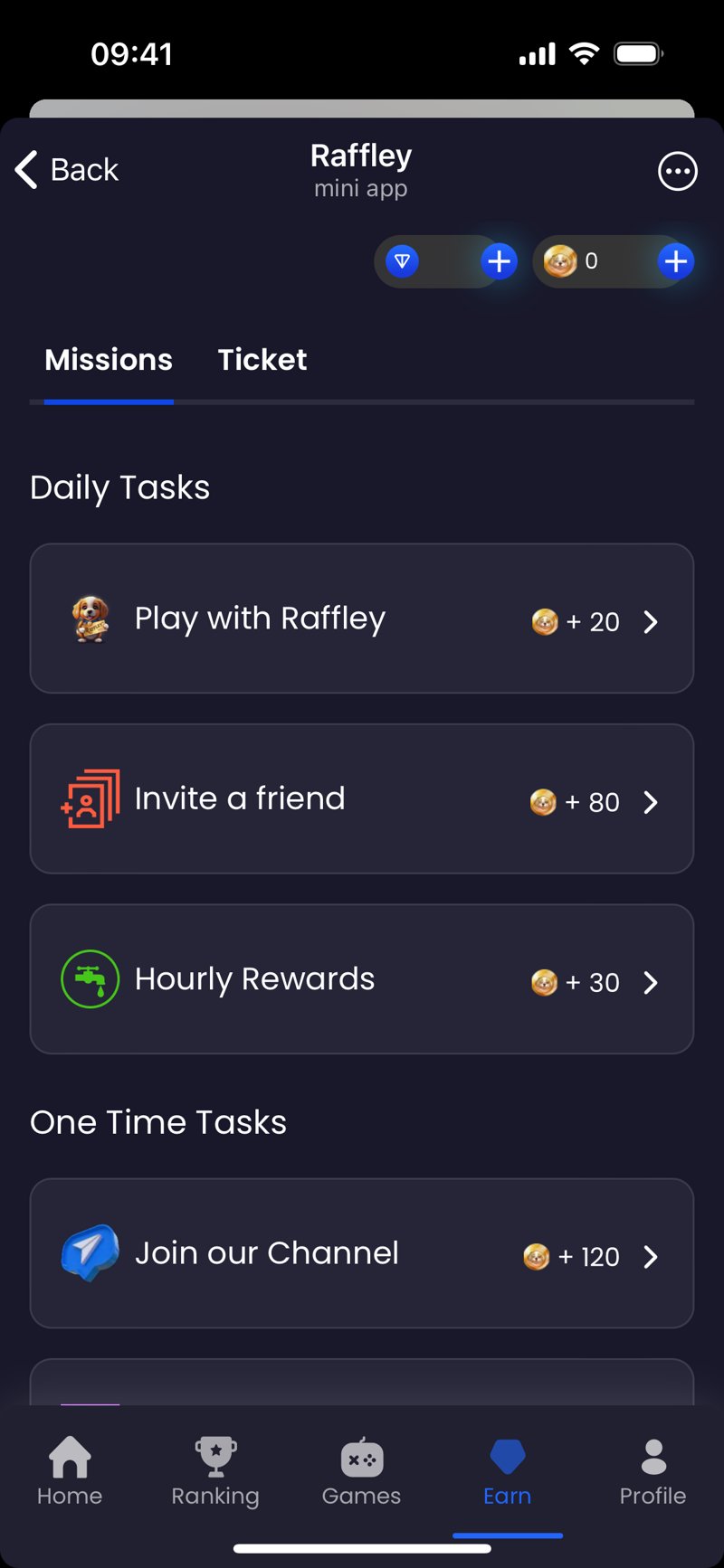 Dapp screenshot