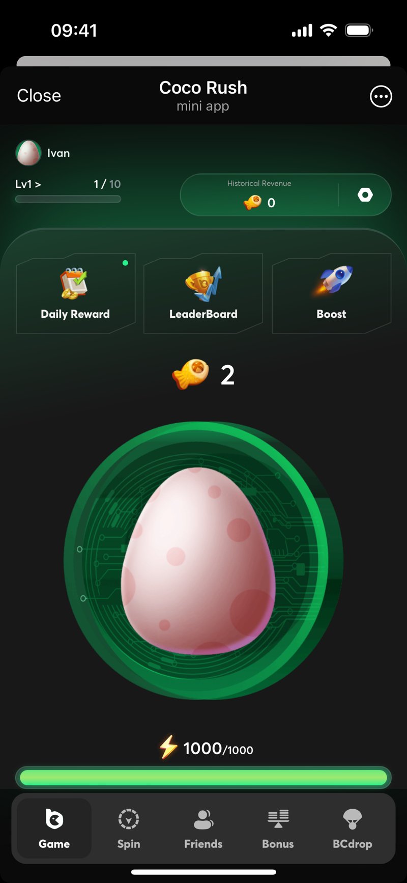 Dapp screenshot