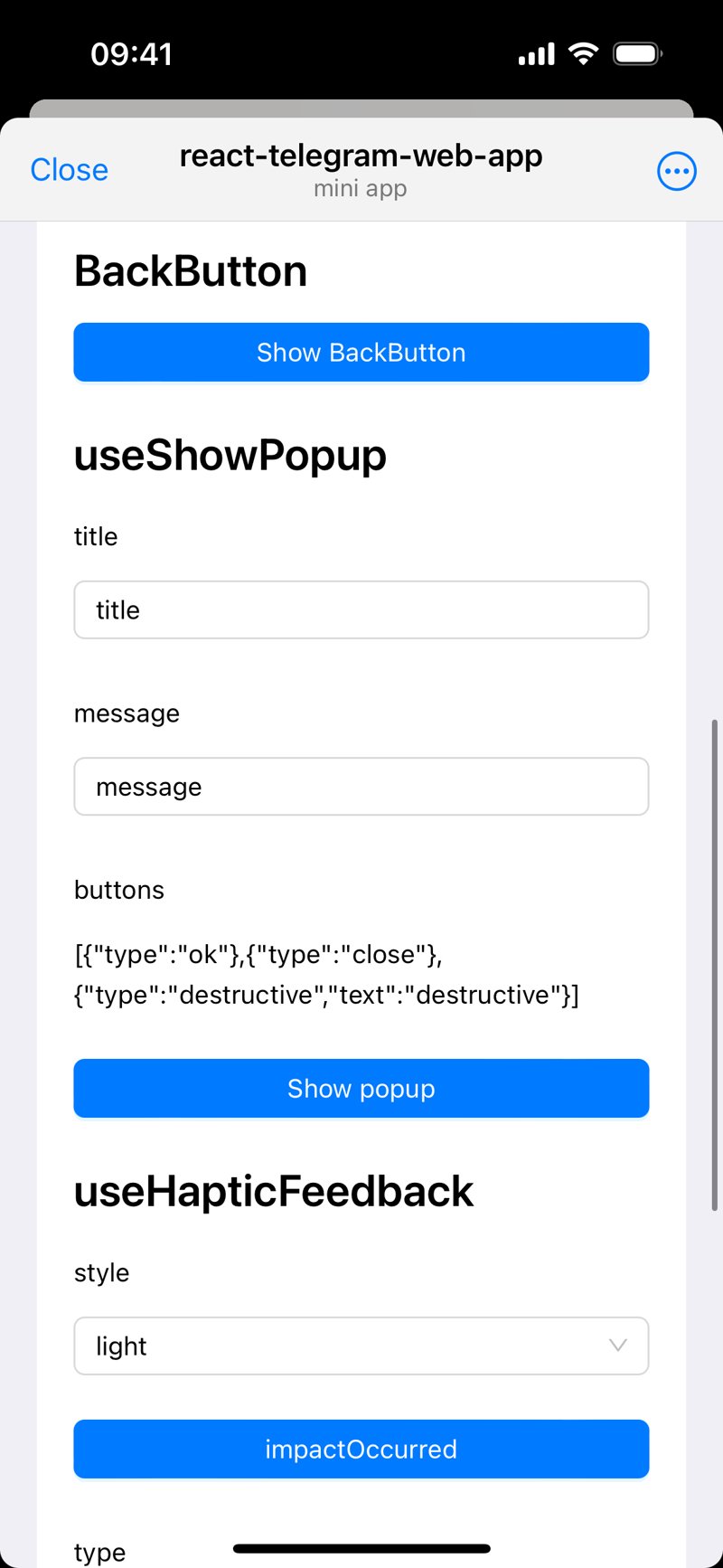 Dapp screenshot