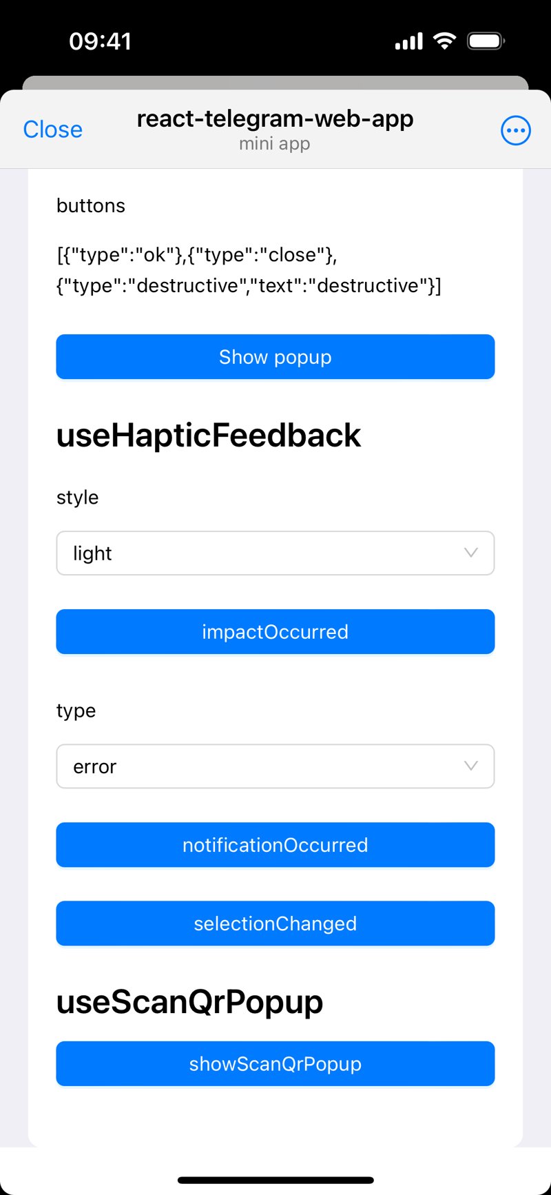 Dapp screenshot
