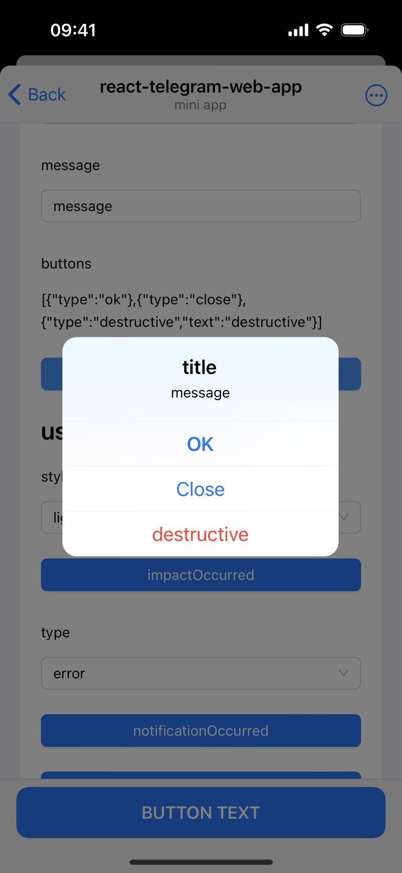 Dapp screenshot