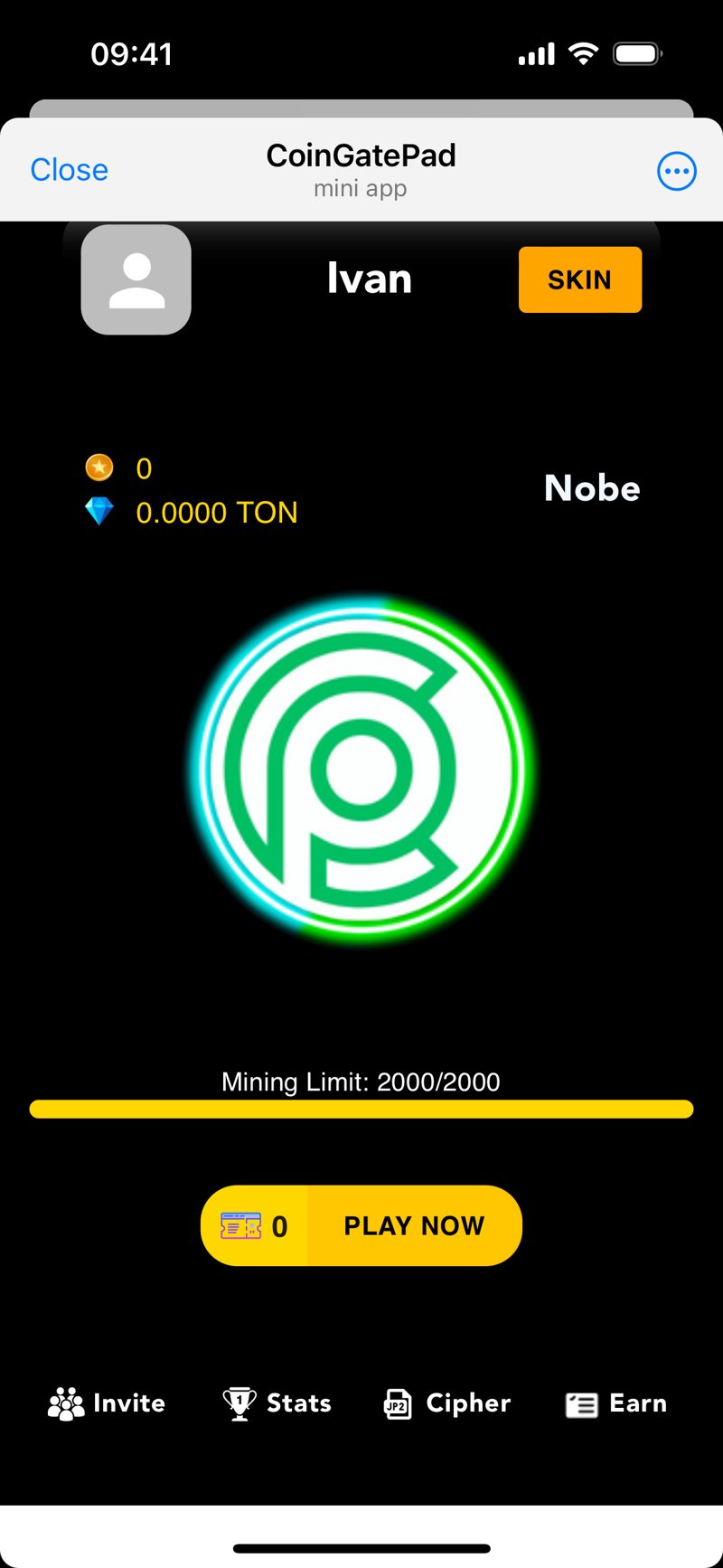 Dapp screenshot