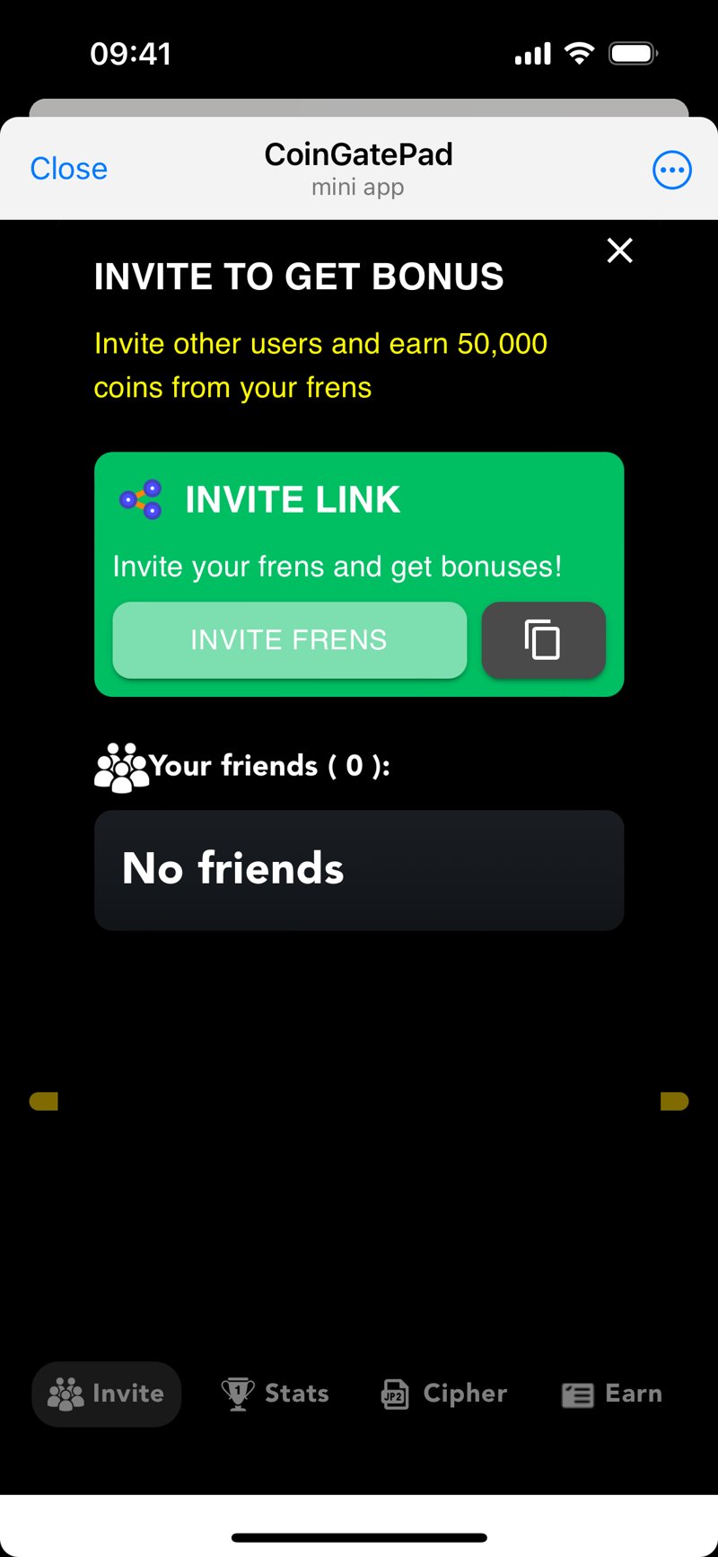 Dapp screenshot