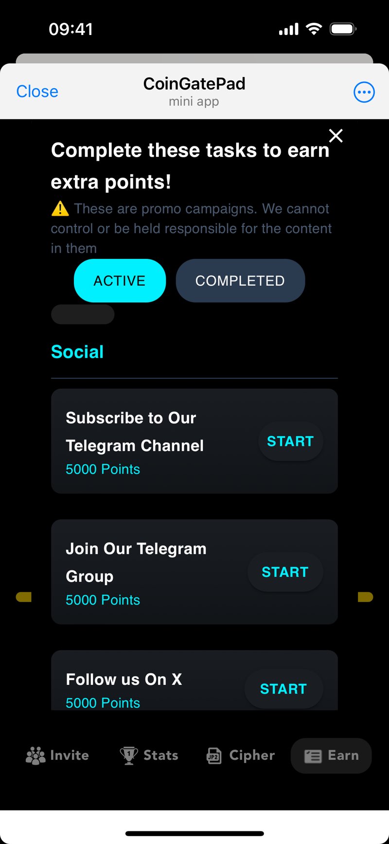 Dapp screenshot