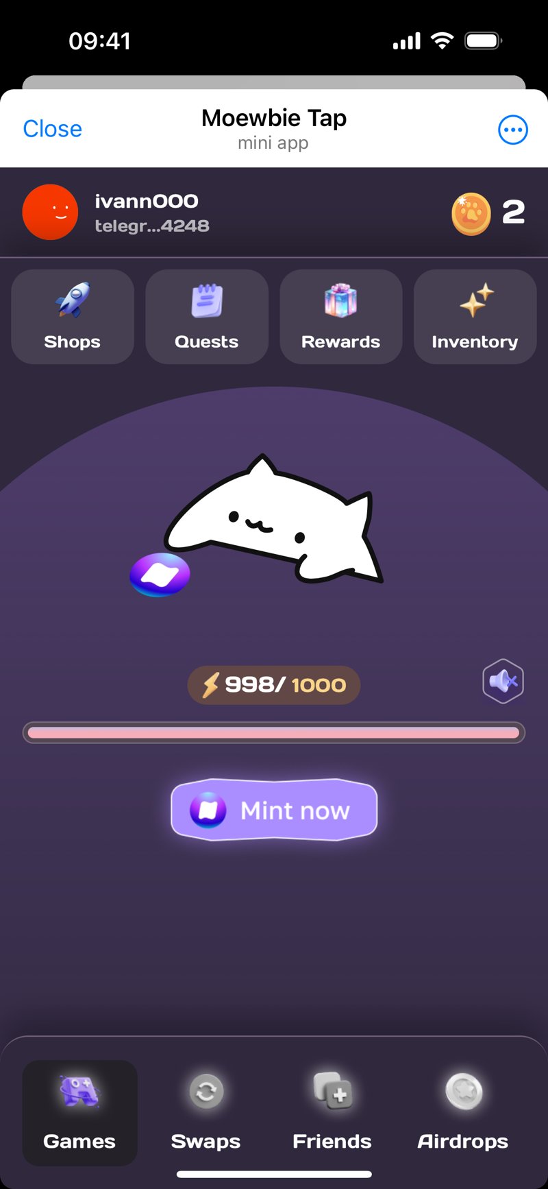 Dapp screenshot