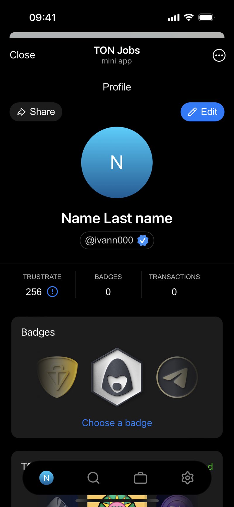 Dapp screenshot