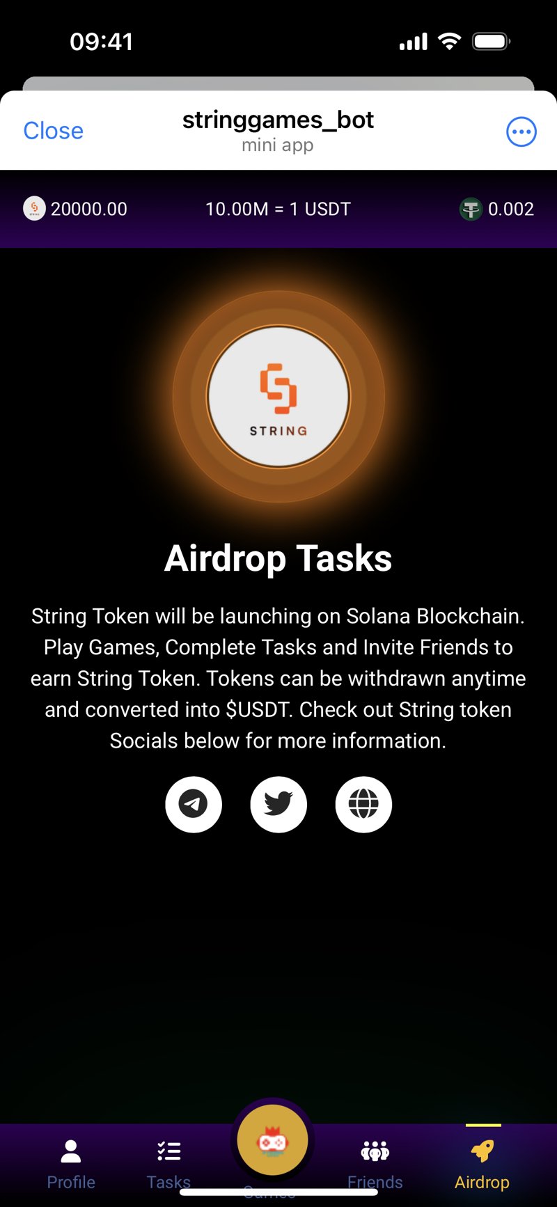 Dapp screenshot