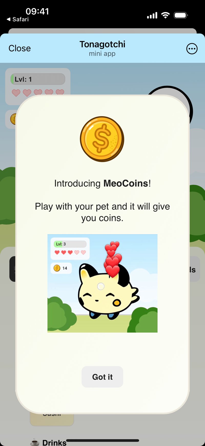 Dapp screenshot