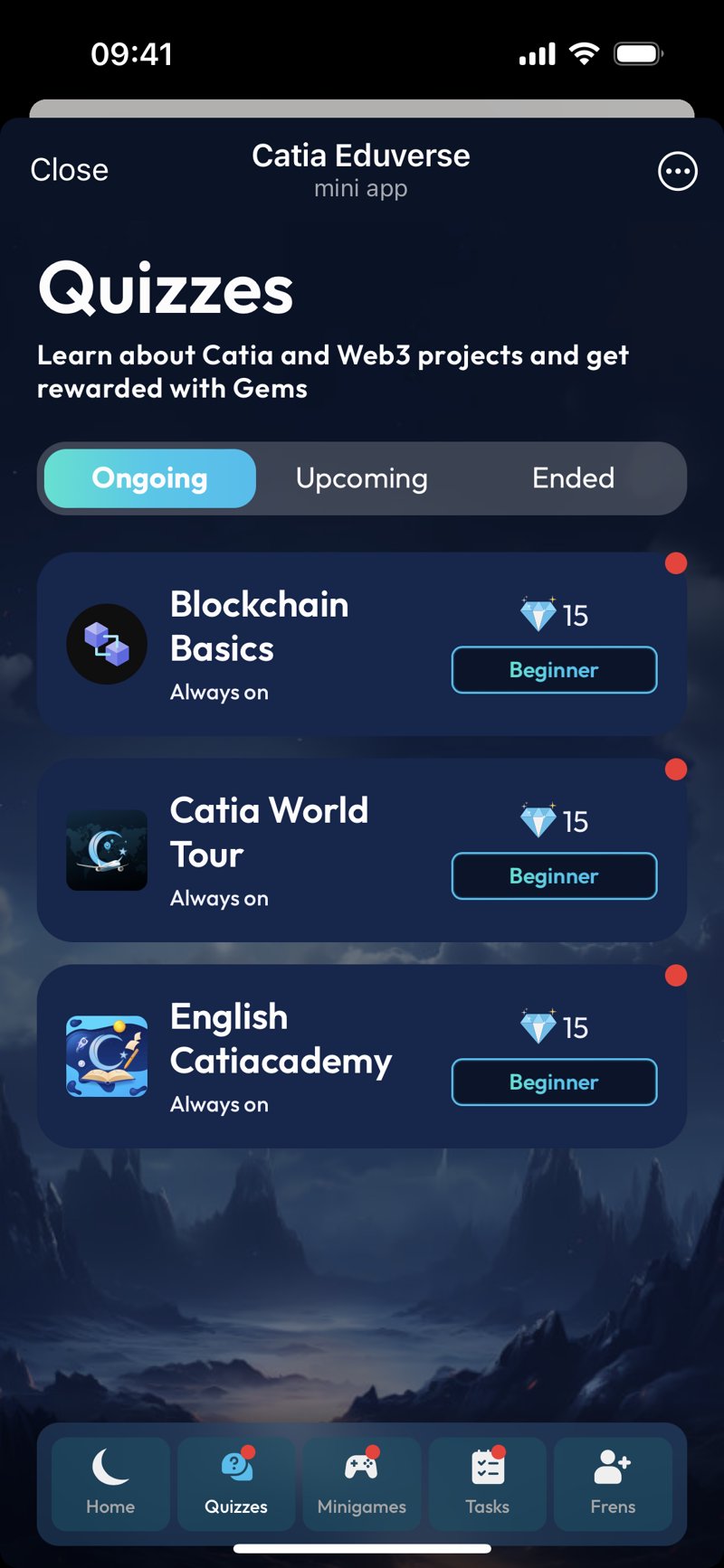 Dapp screenshot