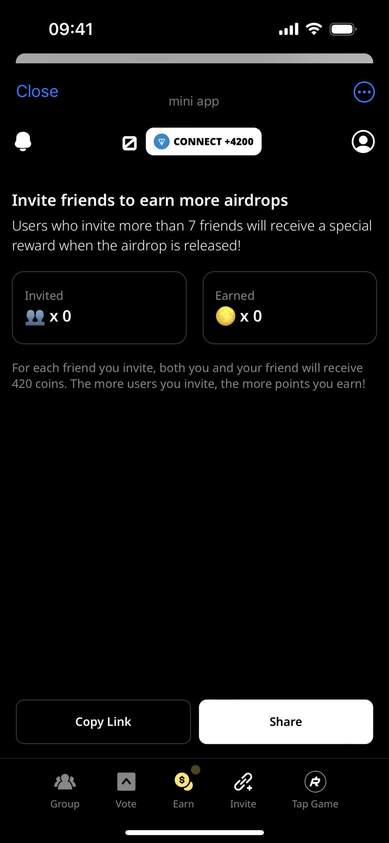 Dapp screenshot