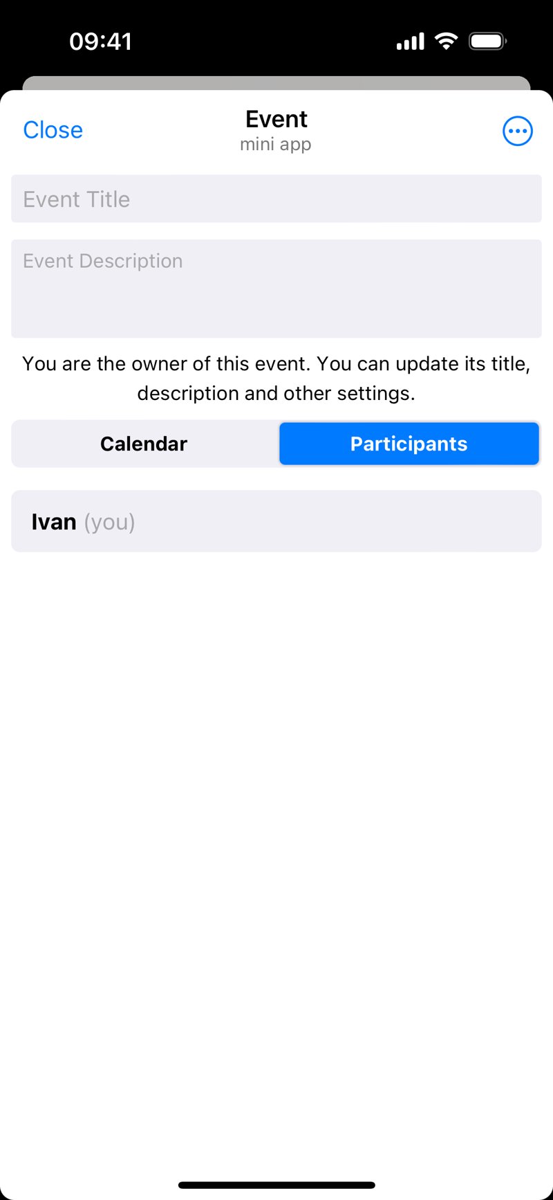 Dapp screenshot