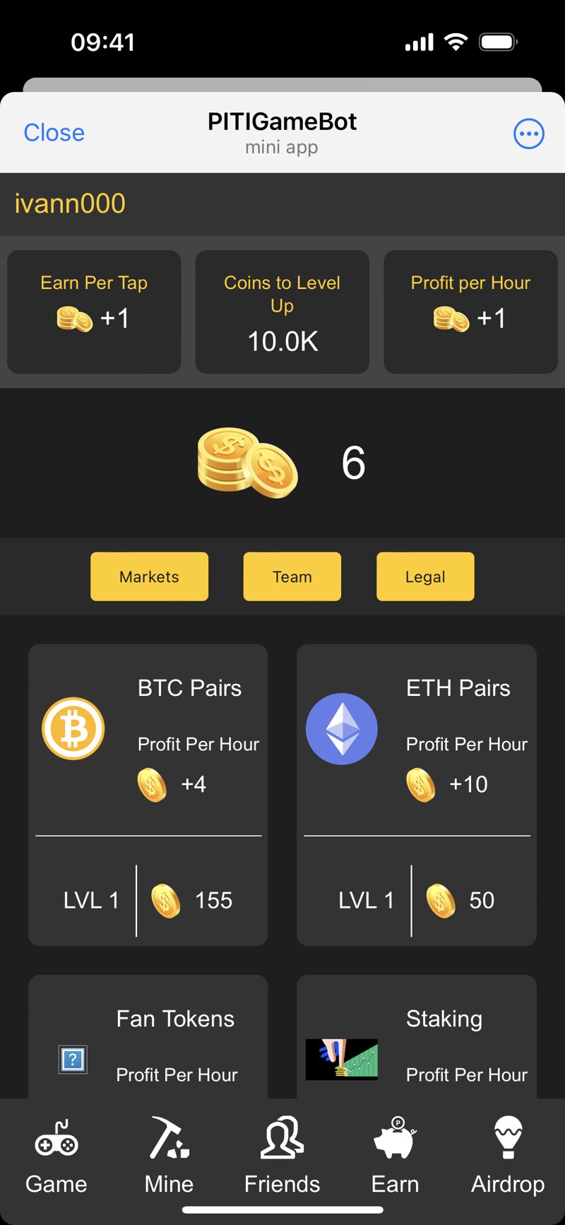 Dapp screenshot