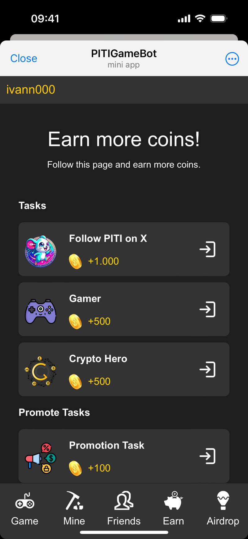 Dapp screenshot