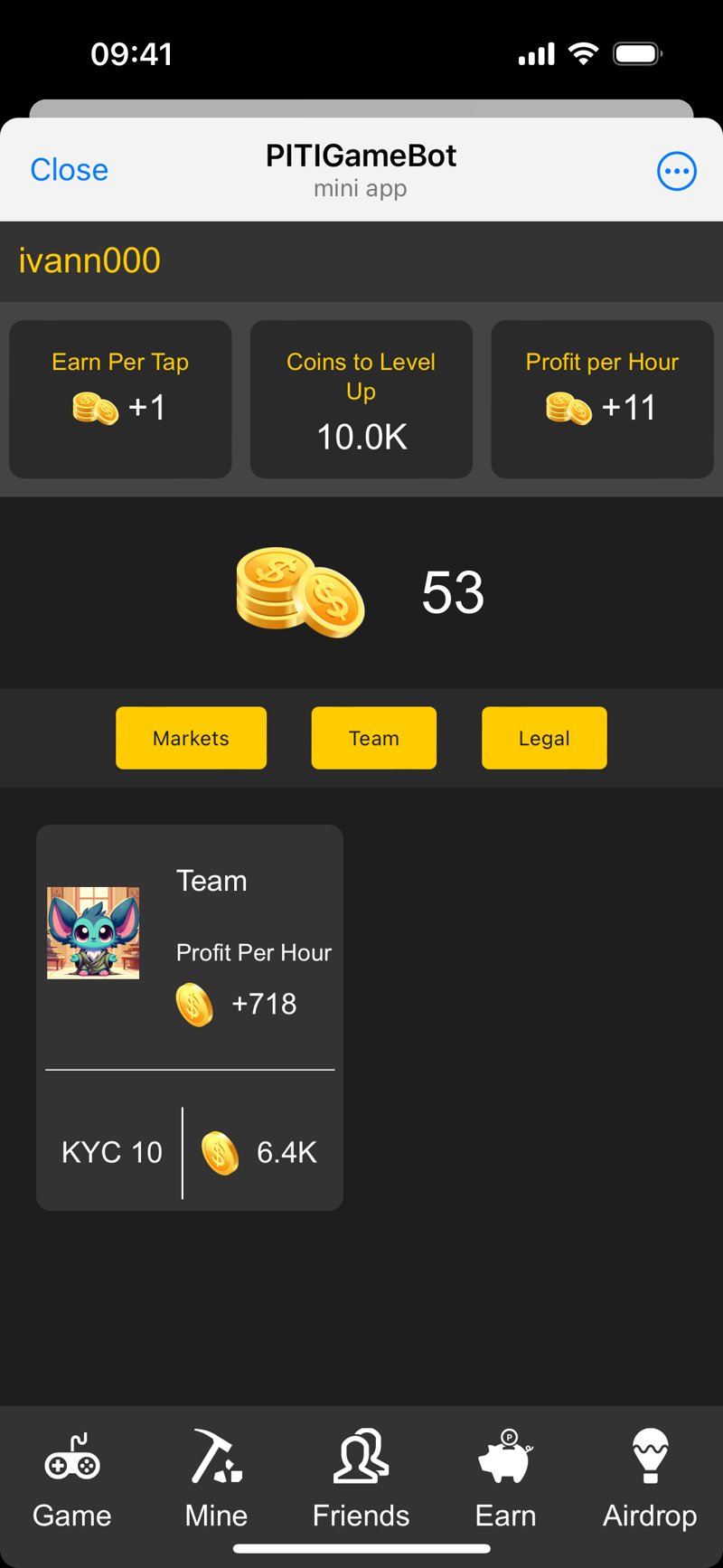 Dapp screenshot