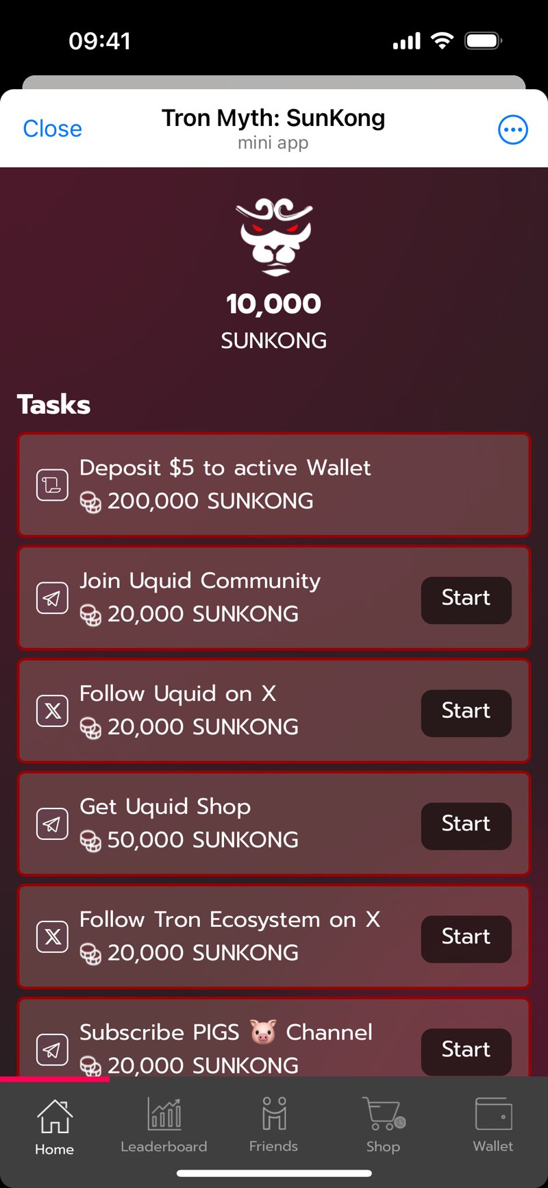 Dapp screenshot