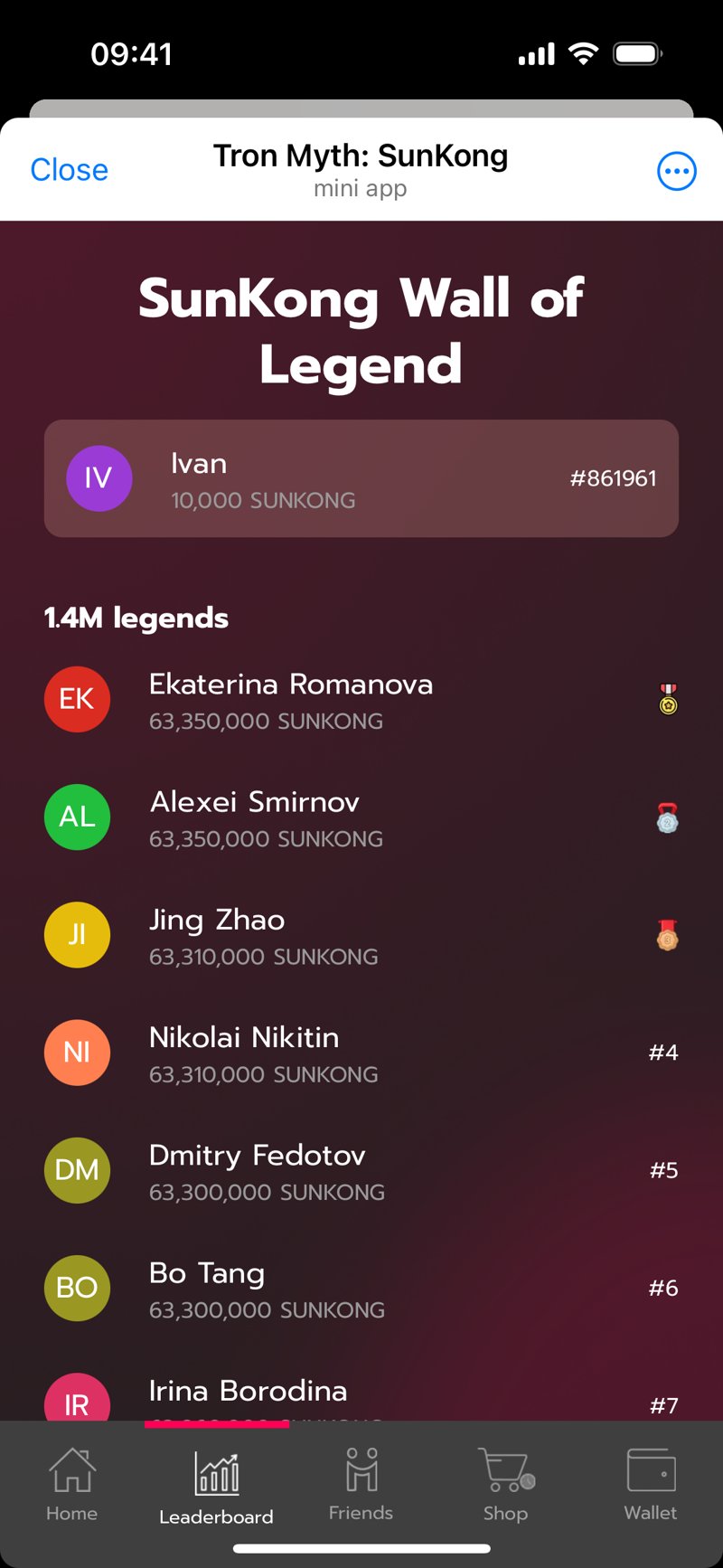 Dapp screenshot