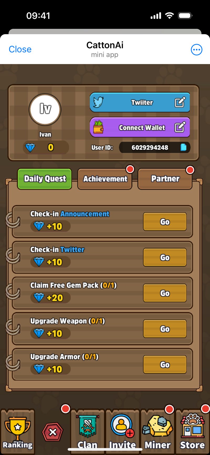 Dapp screenshot