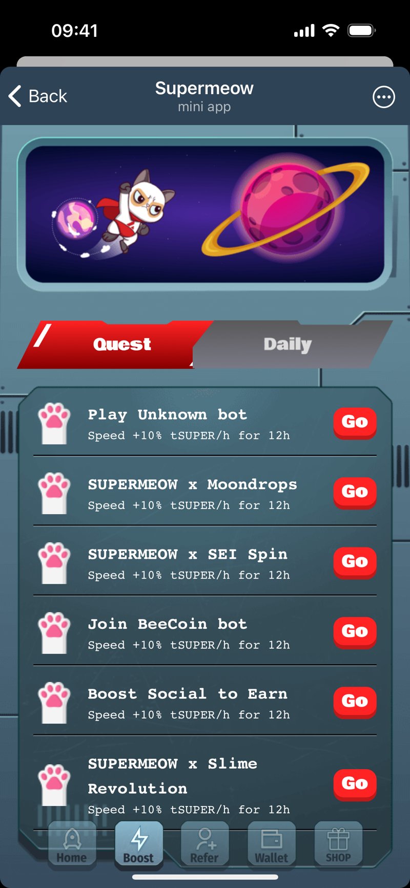 Dapp screenshot