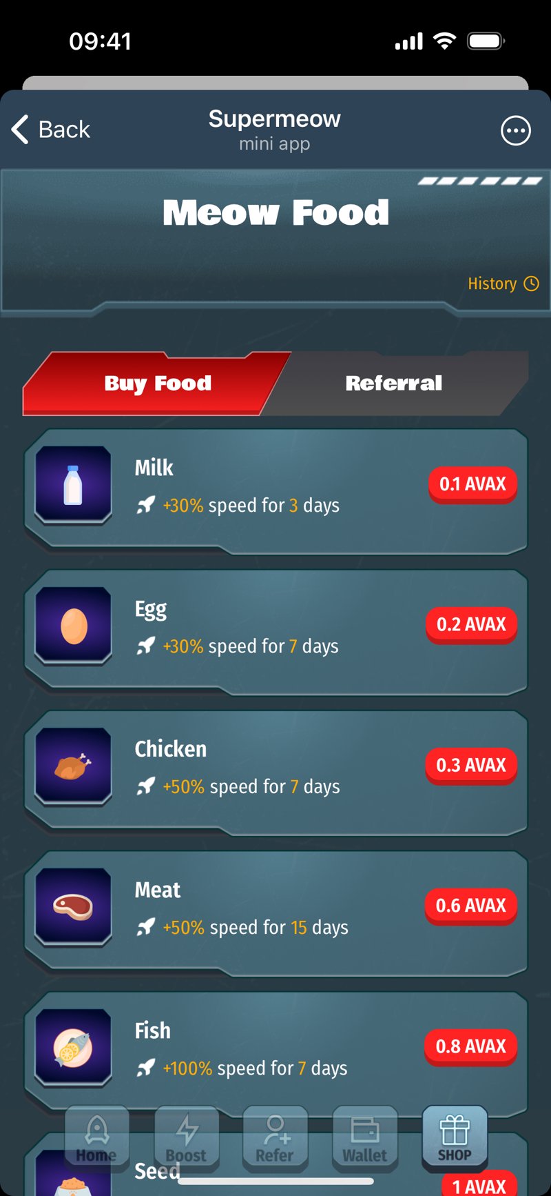Dapp screenshot