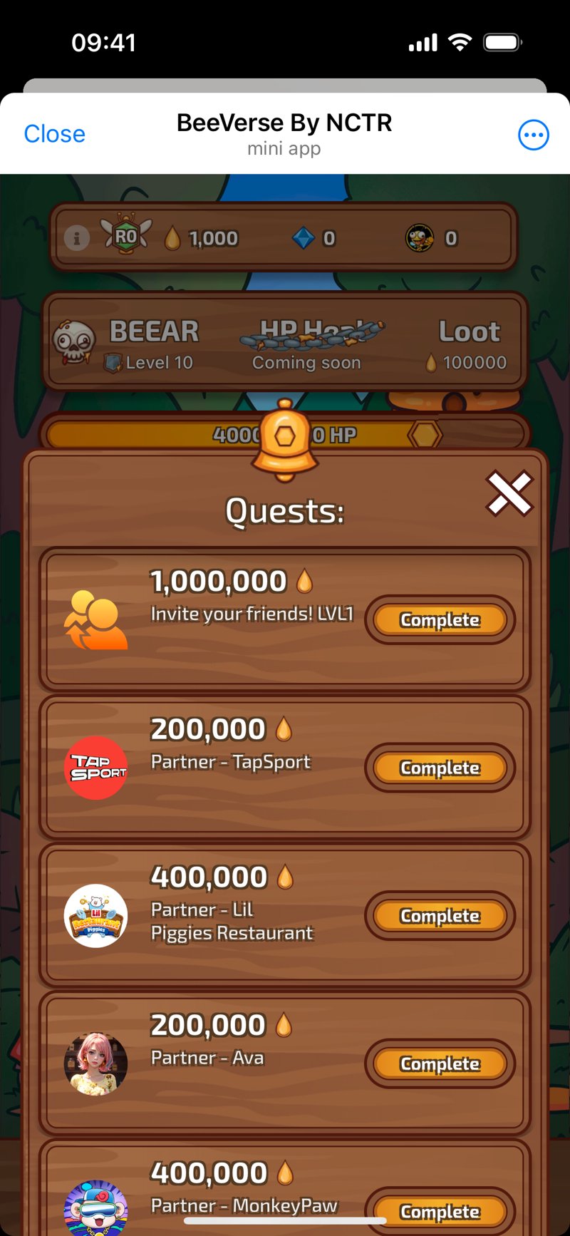 Dapp screenshot
