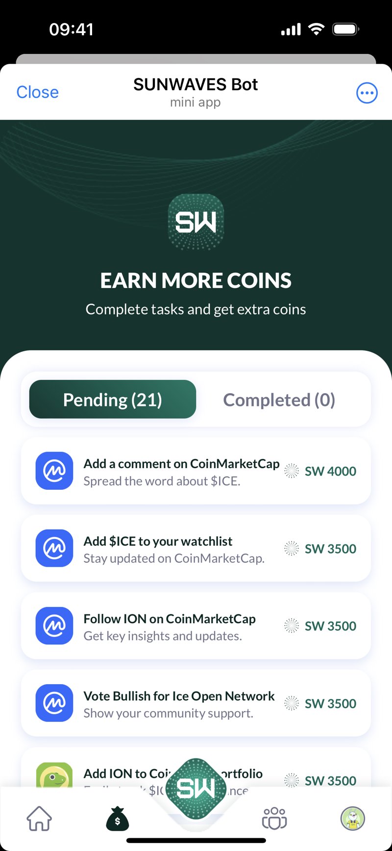 Dapp screenshot