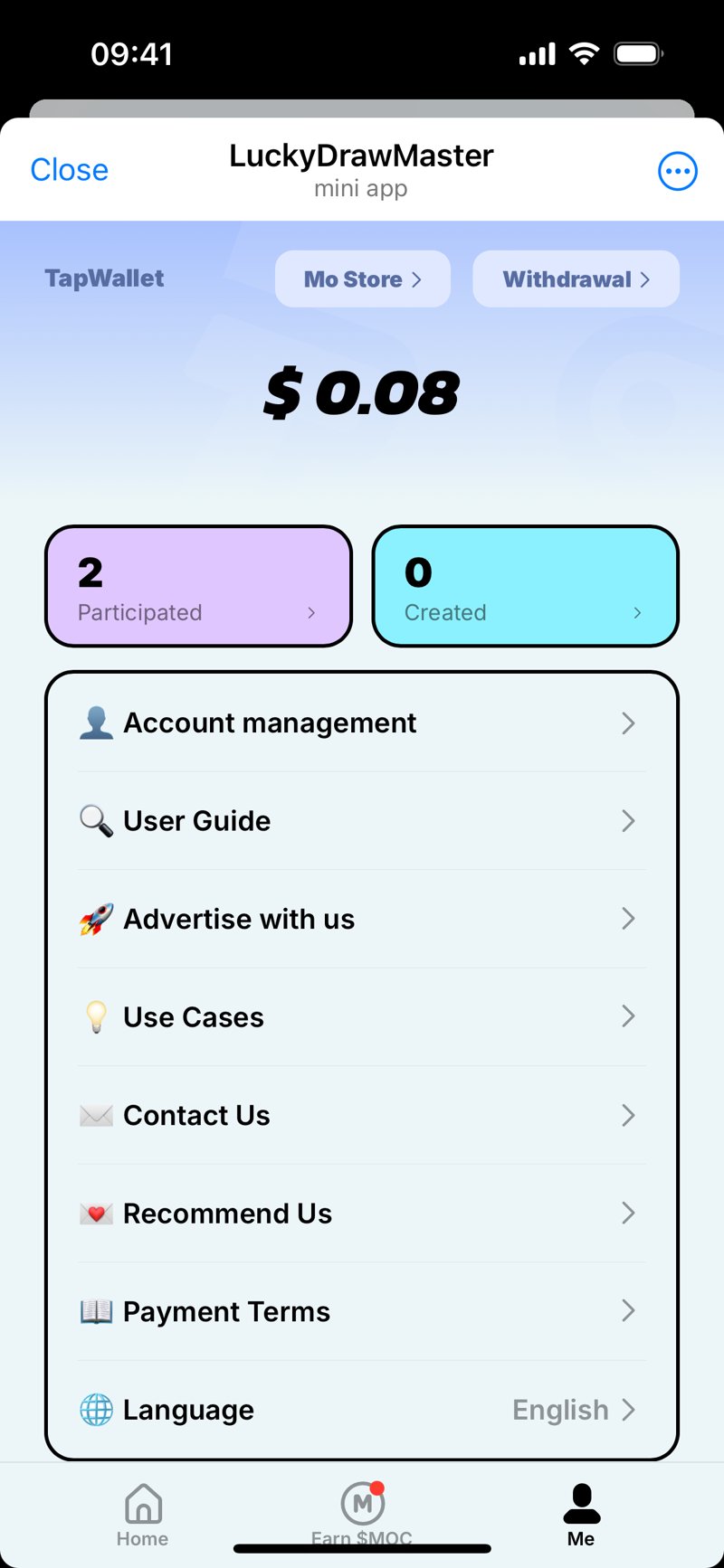 Dapp screenshot