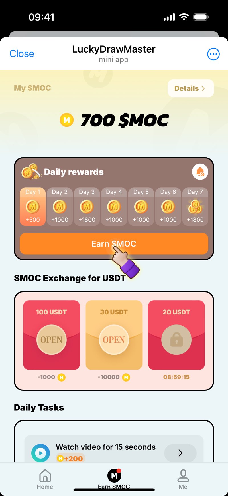 Dapp screenshot
