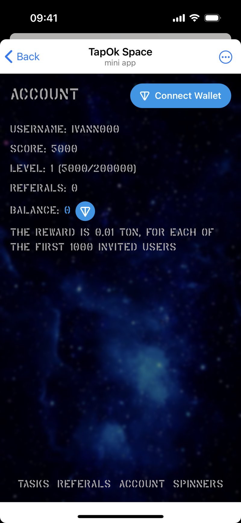 Dapp screenshot