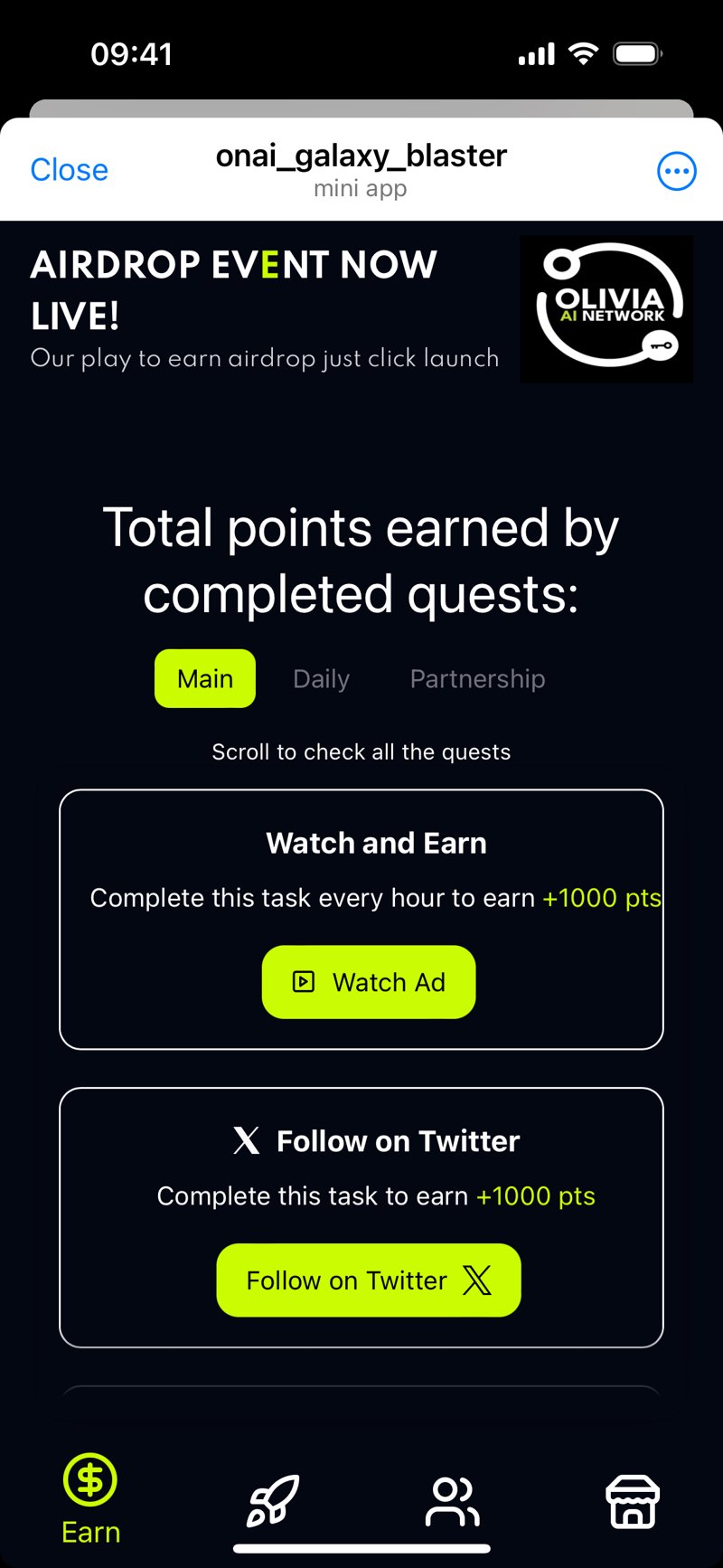 Dapp screenshot