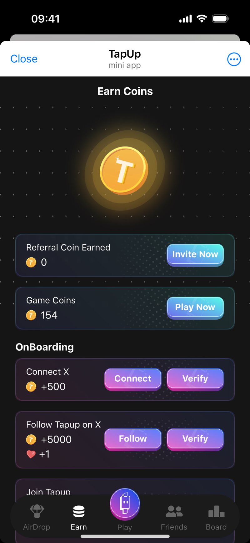 Dapp screenshot
