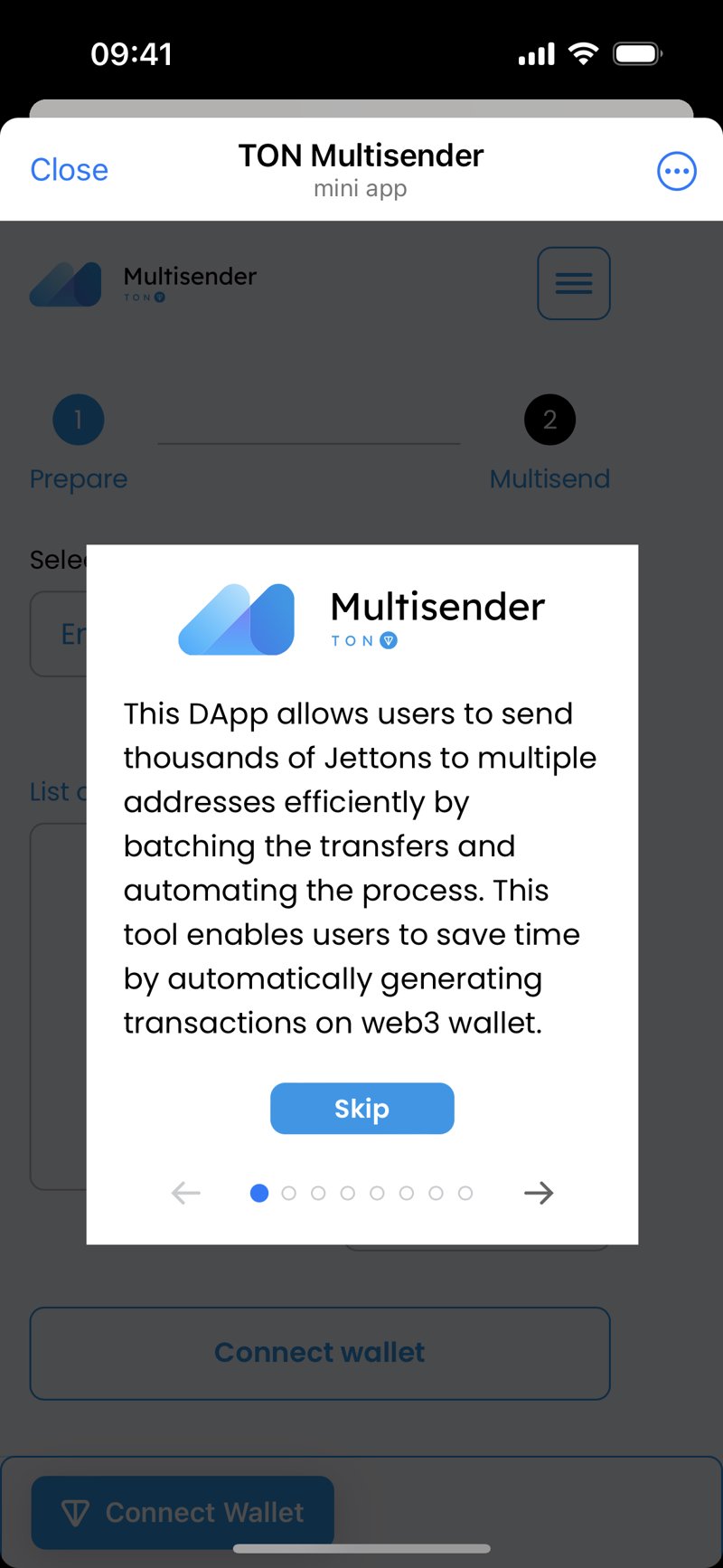 Dapp screenshot