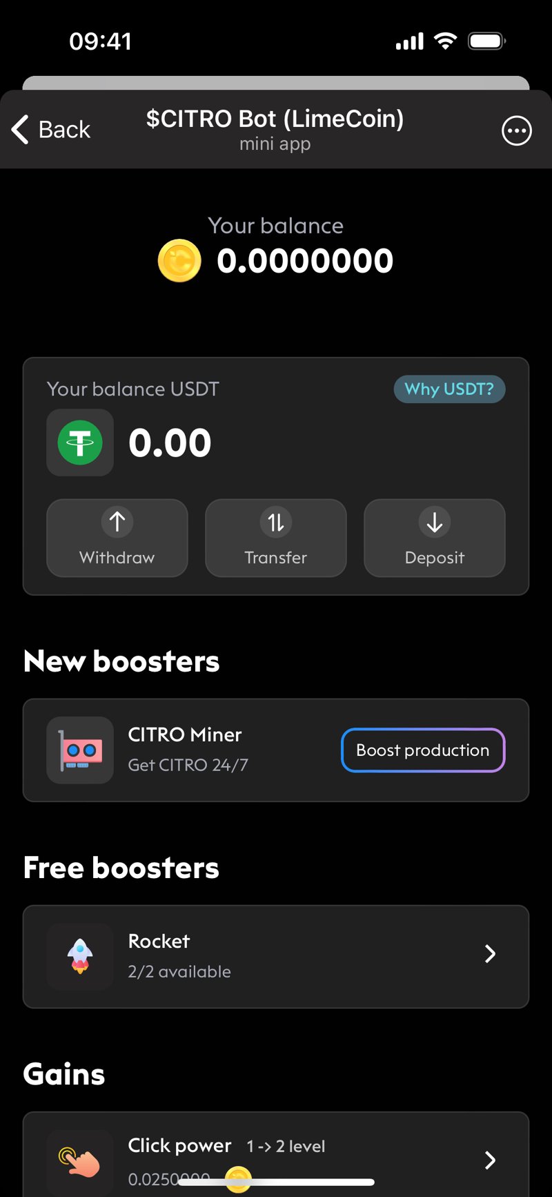 Dapp screenshot