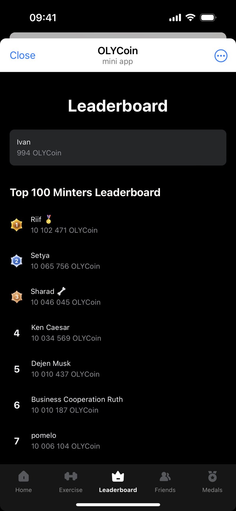 Dapp screenshot