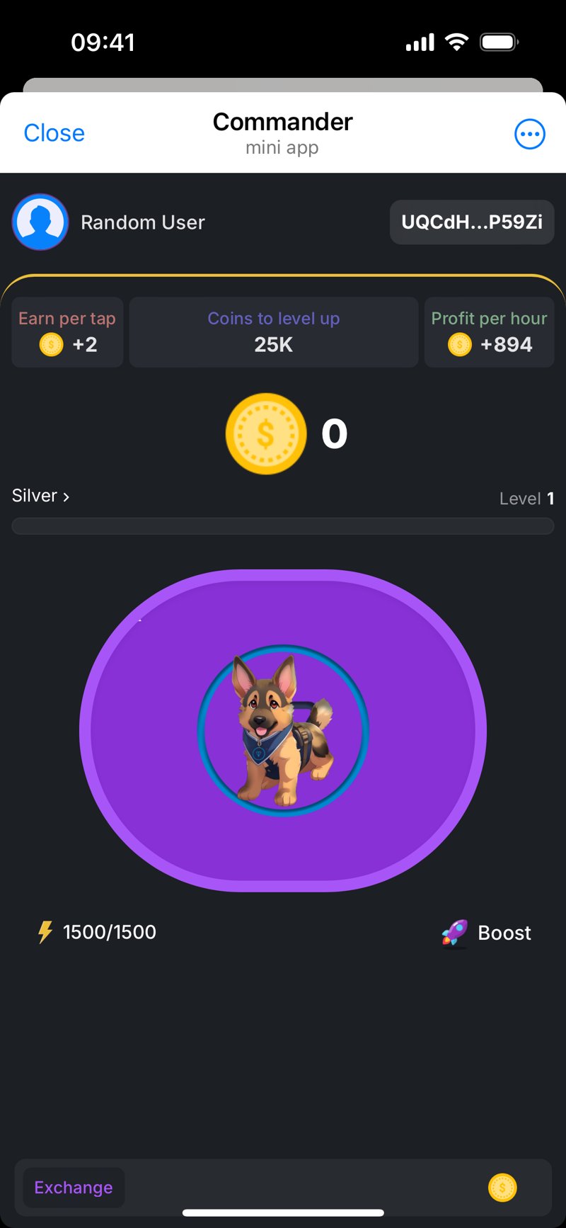 Dapp screenshot