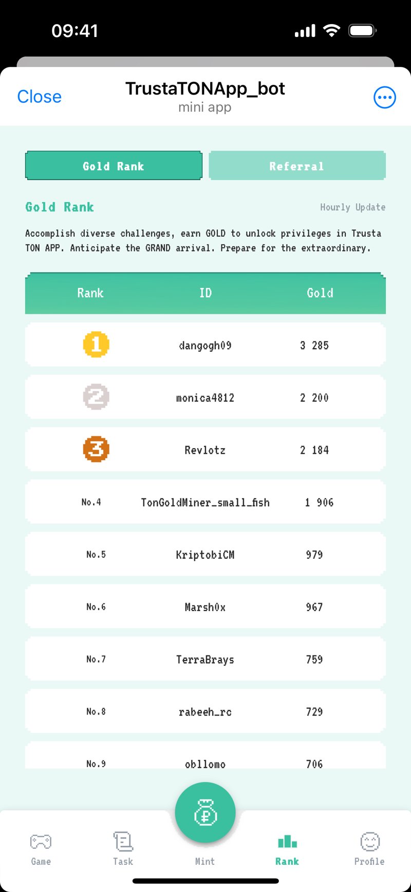 Dapp screenshot