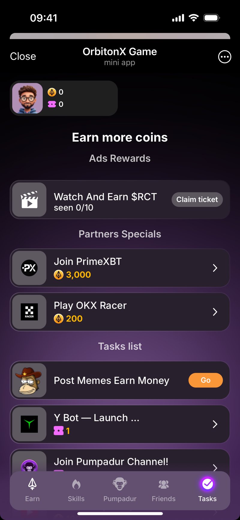 Dapp screenshot