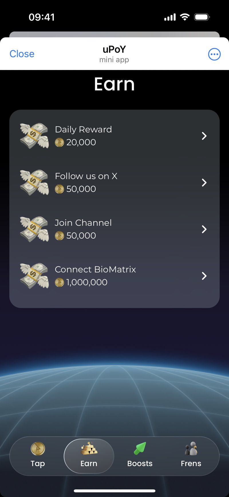 Dapp screenshot