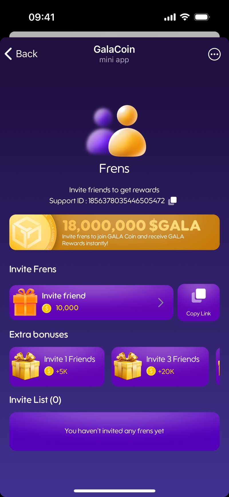 Dapp screenshot