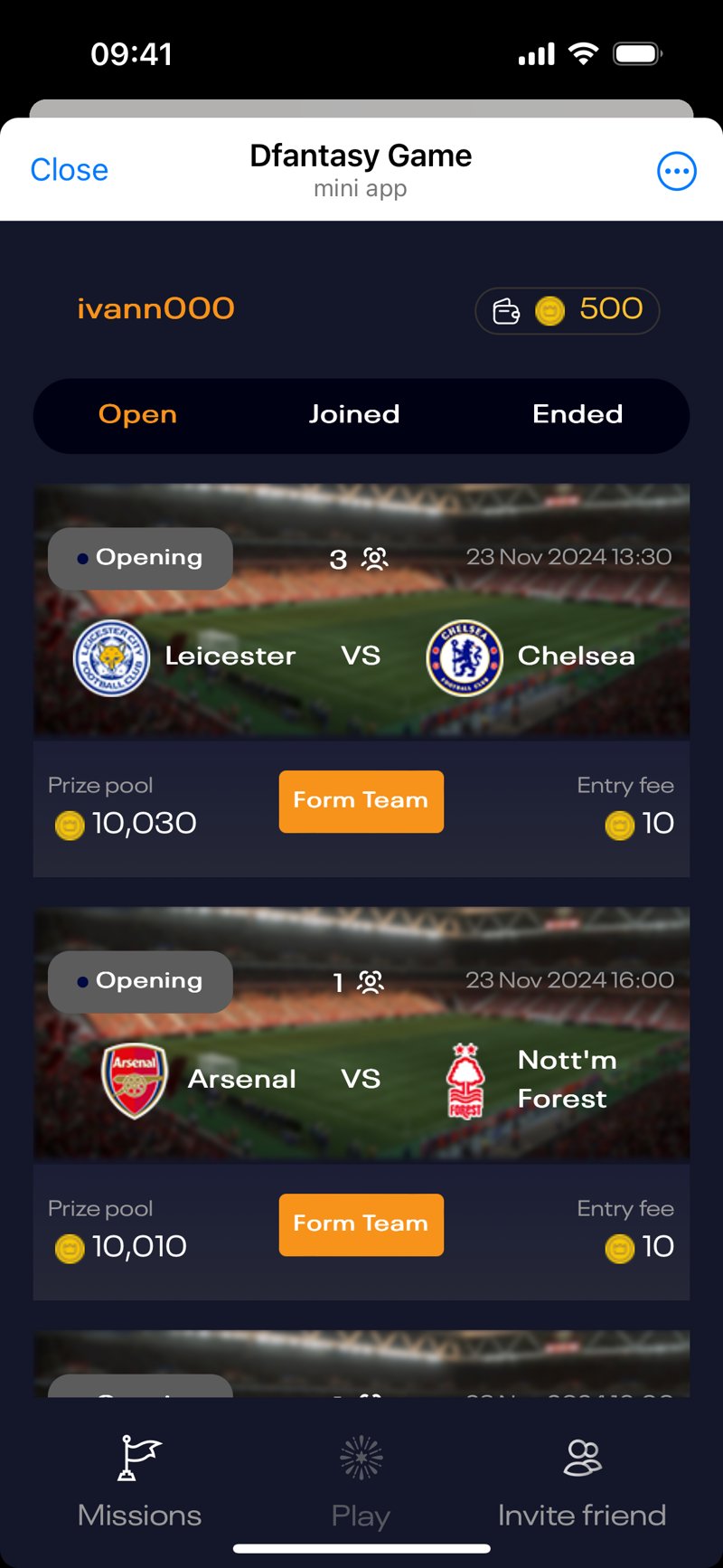 Dapp screenshot