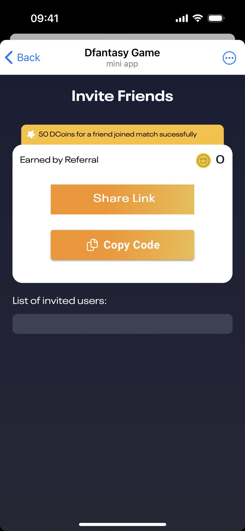 Dapp screenshot
