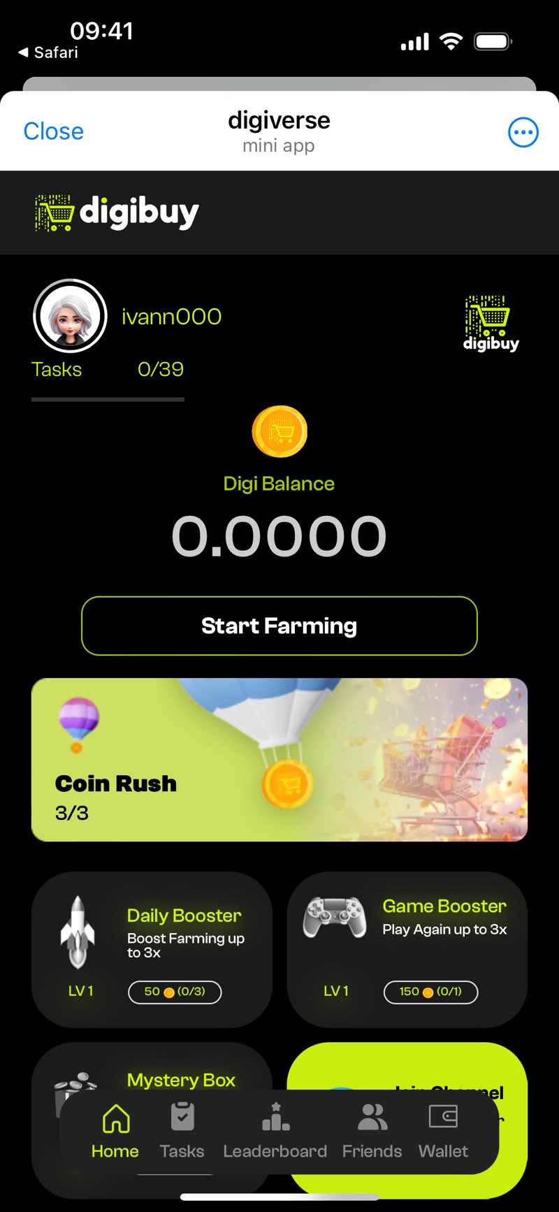 Dapp screenshot