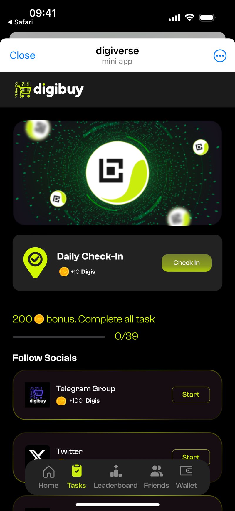Dapp screenshot
