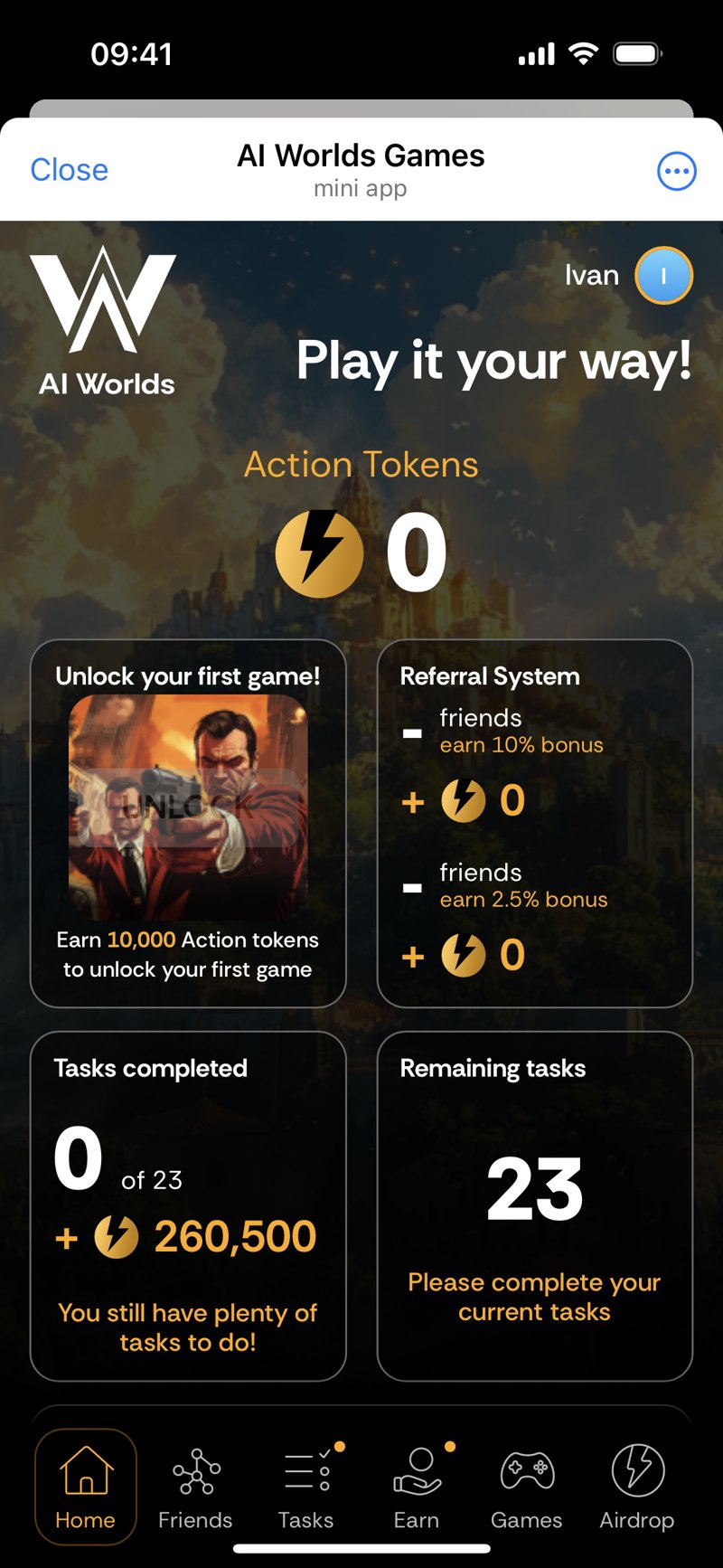 Dapp screenshot