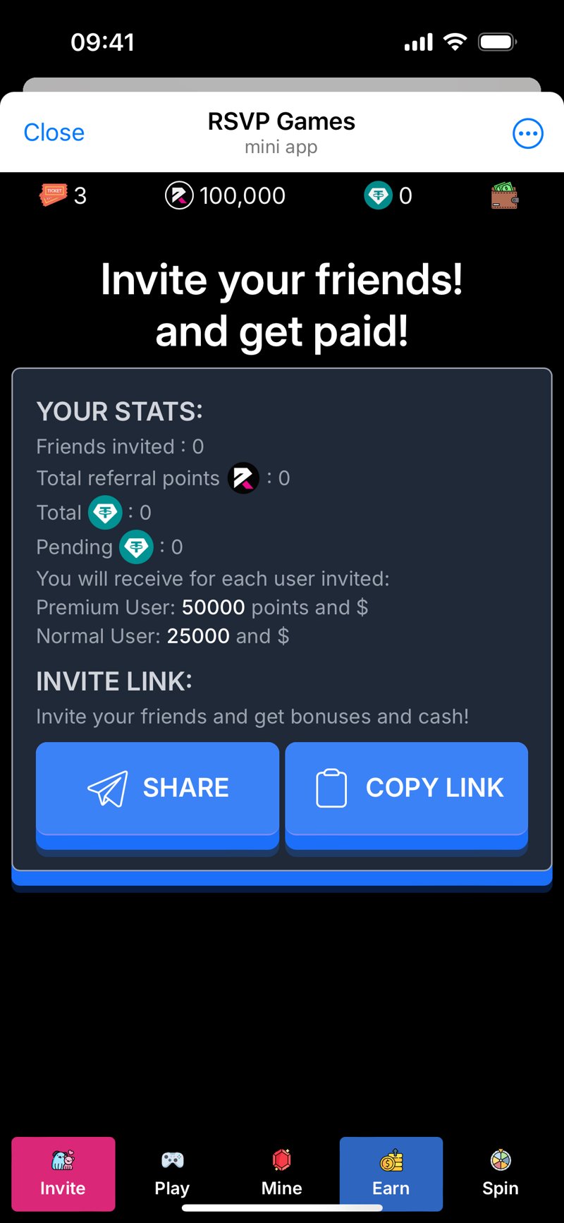 Dapp screenshot