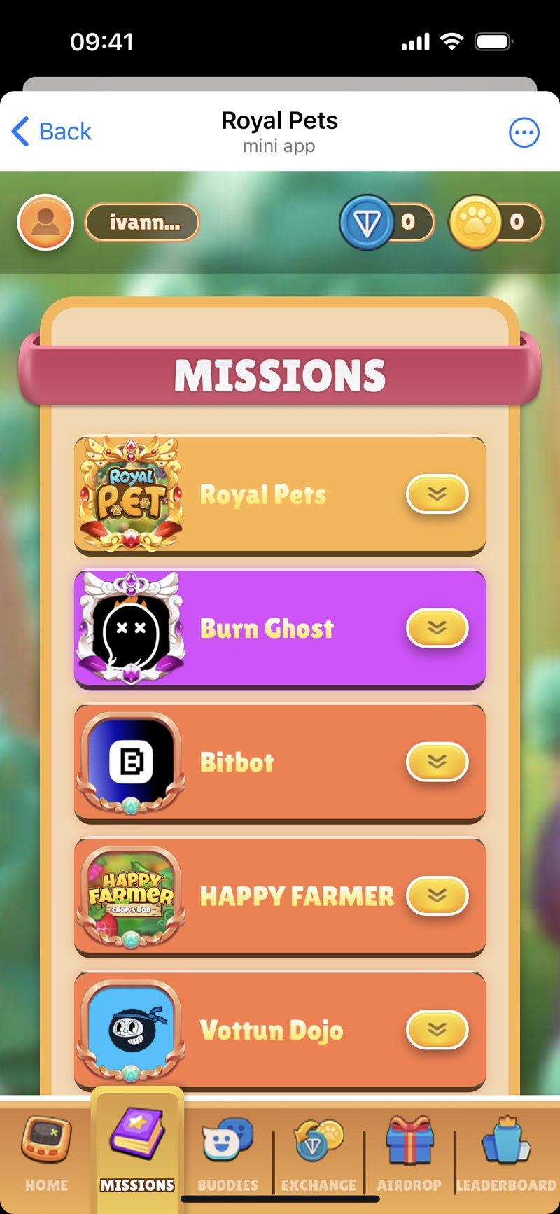 Dapp screenshot