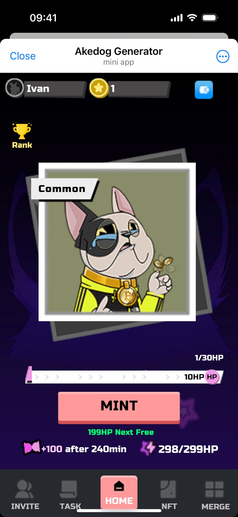 Dapp screenshot