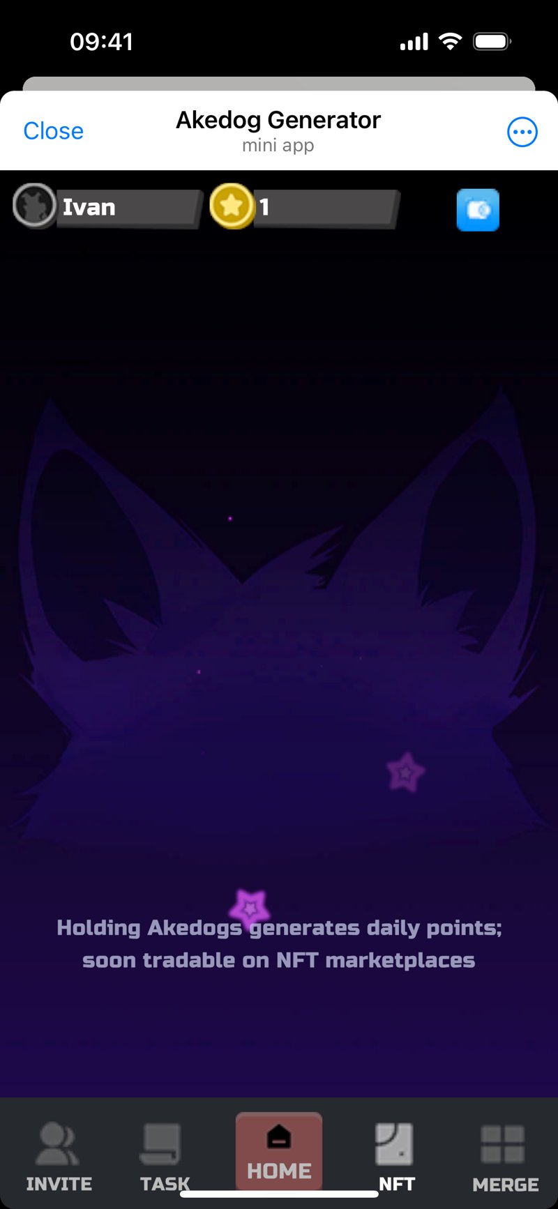 Dapp screenshot