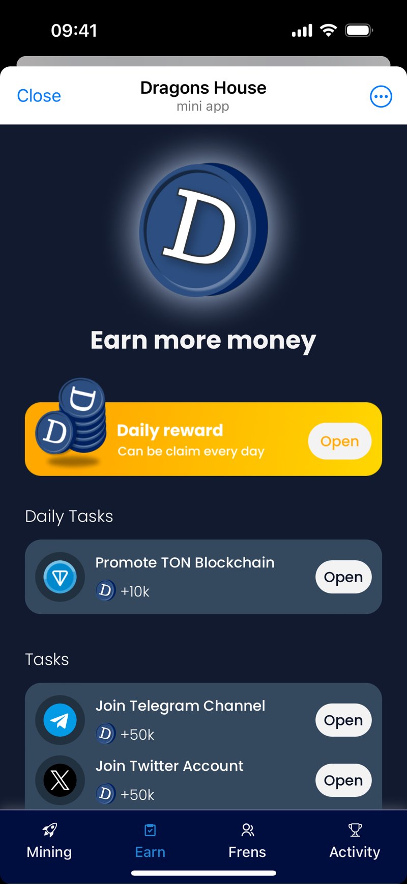 Dapp screenshot
