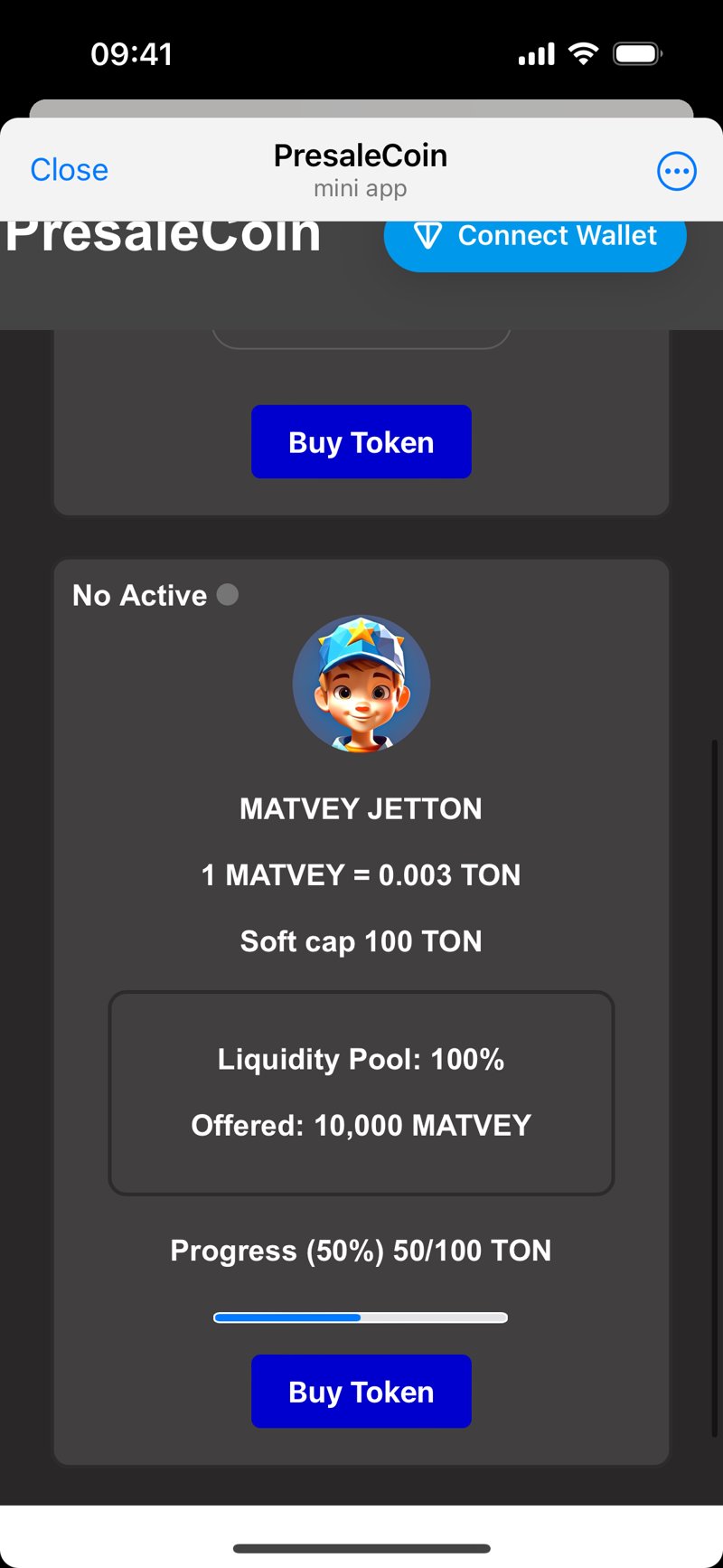 Dapp screenshot