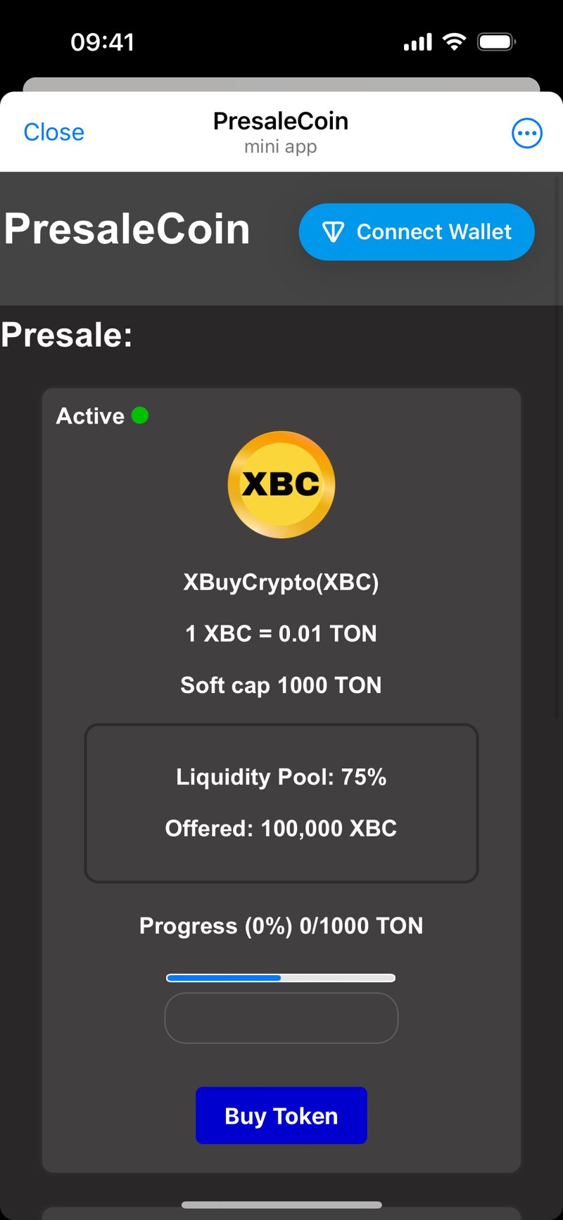 Dapp screenshot
